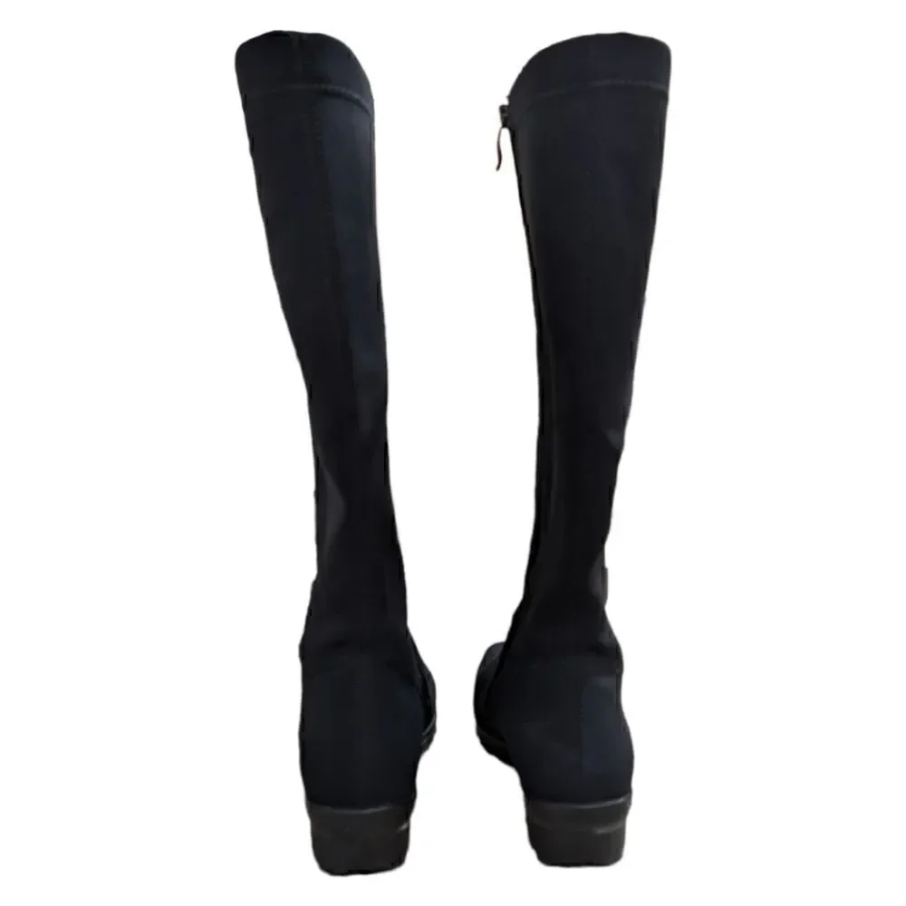 Ara Luftpolster Paula Waterproof Gore-Tex Black Tall Boots Size 5.5 US